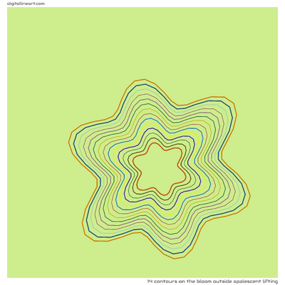 The Bloom outside Opalescent Lifting — 14 contours