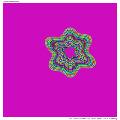 The Basin over Thick Opening — 86 contours