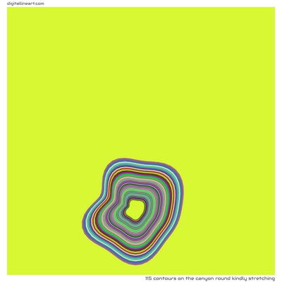 The Canyon round Kindly Stretching — 115 contours