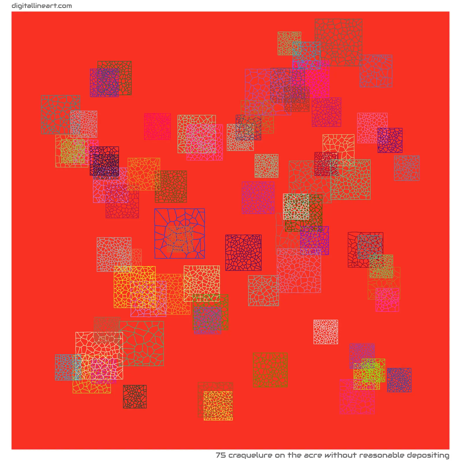 The Acre without Reasonable Depositing — Craquelure, 75 elements
