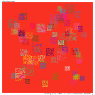 The Acre without Reasonable Depositing — Craquelure, 75 elements