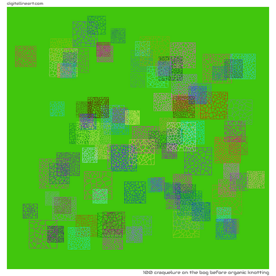 The Bog before Organic Knotting — Craquelure, 100 elements