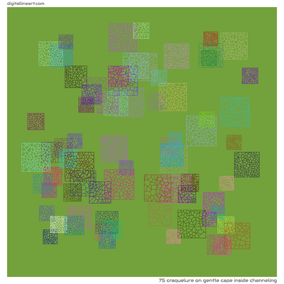 Gentle Cape Inside Channeling — Craquelure, 75 elements
