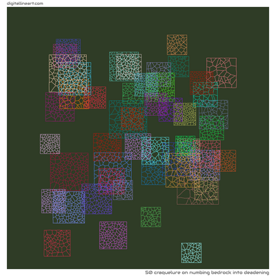 Numbing Bedrock into Deadening — Craquelure, 50 elements