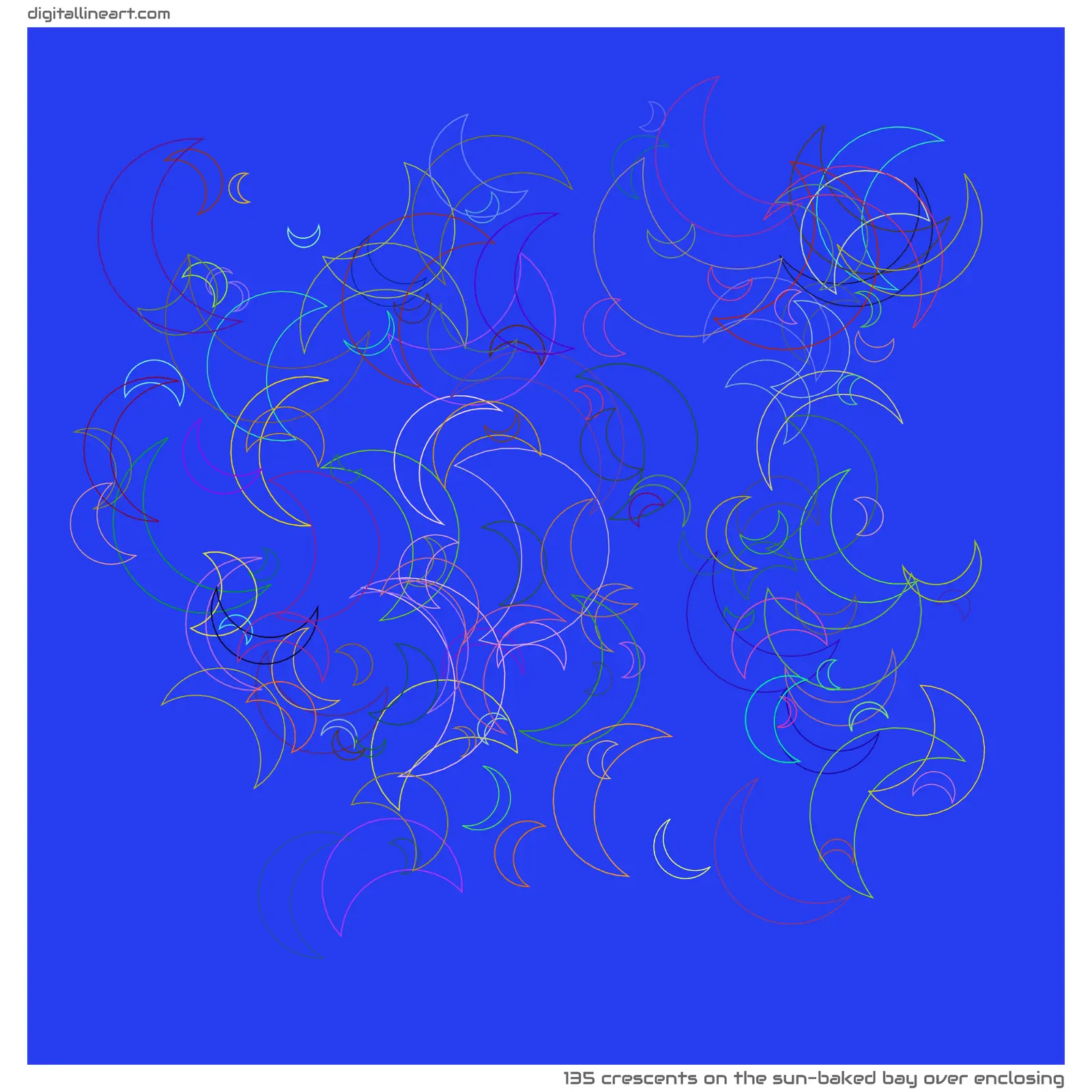 The Sun-baked Bay over Enclosing — 135 crescents