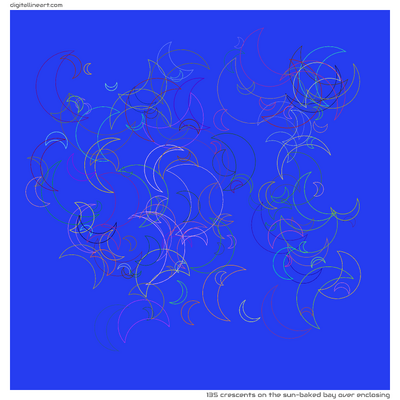 The Sun-baked Bay over Enclosing — 135 crescents