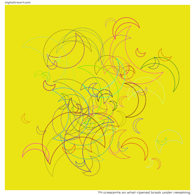 What Ripened Brook under Remaining — 74 crescents