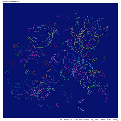 When Melancholy Carbon circa Writhing — 111 crescents