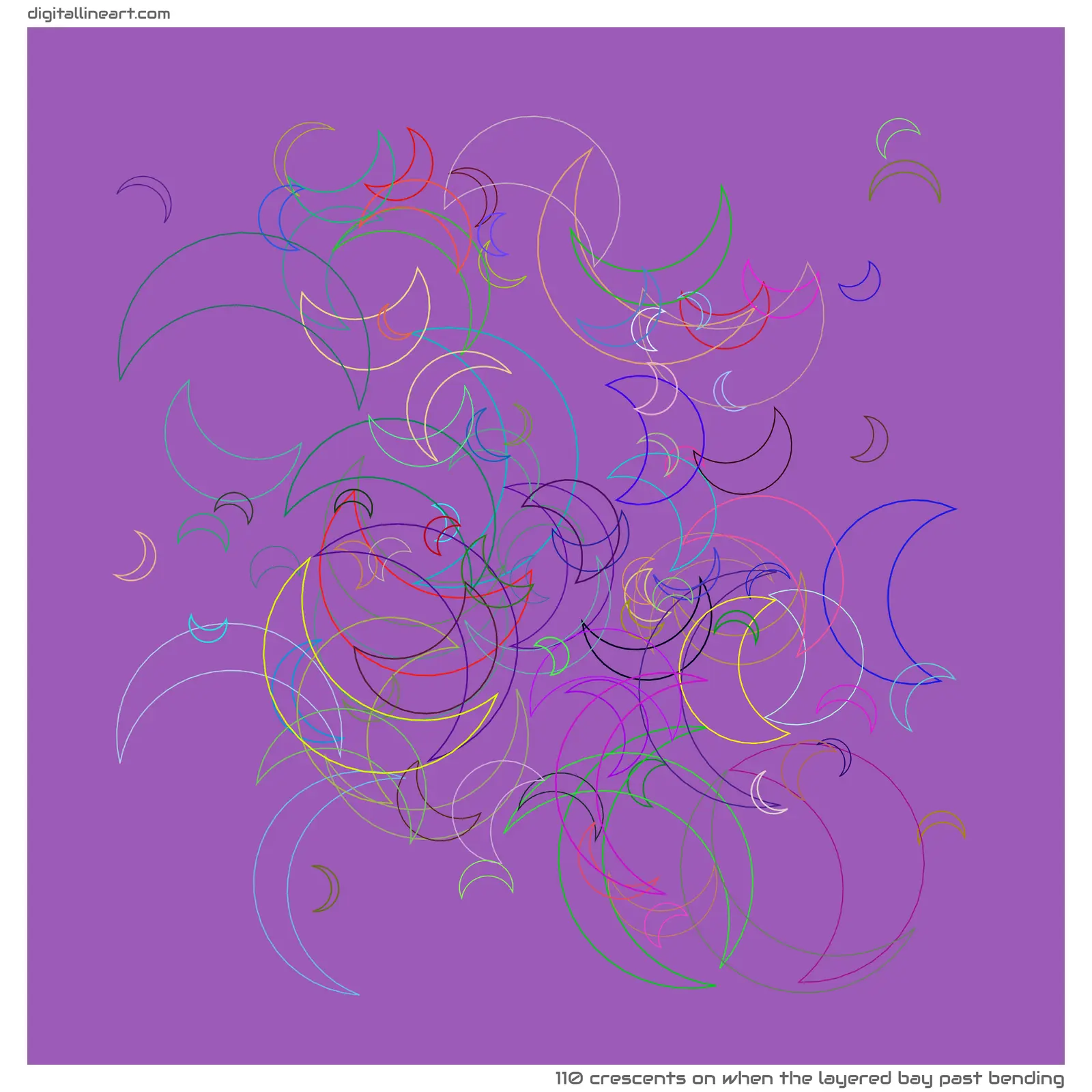 When the Layered Bay past Bending — 110 crescents