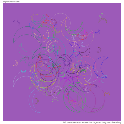 When the Layered Bay past Bending — 110 crescents