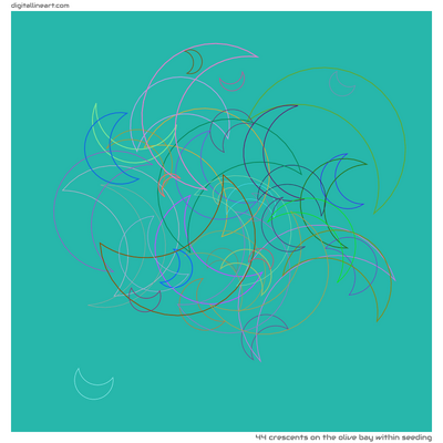 The Olive Bay within Seeding — 44 crescents