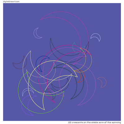 The Stable Acre of the Spinning — 22 crescents