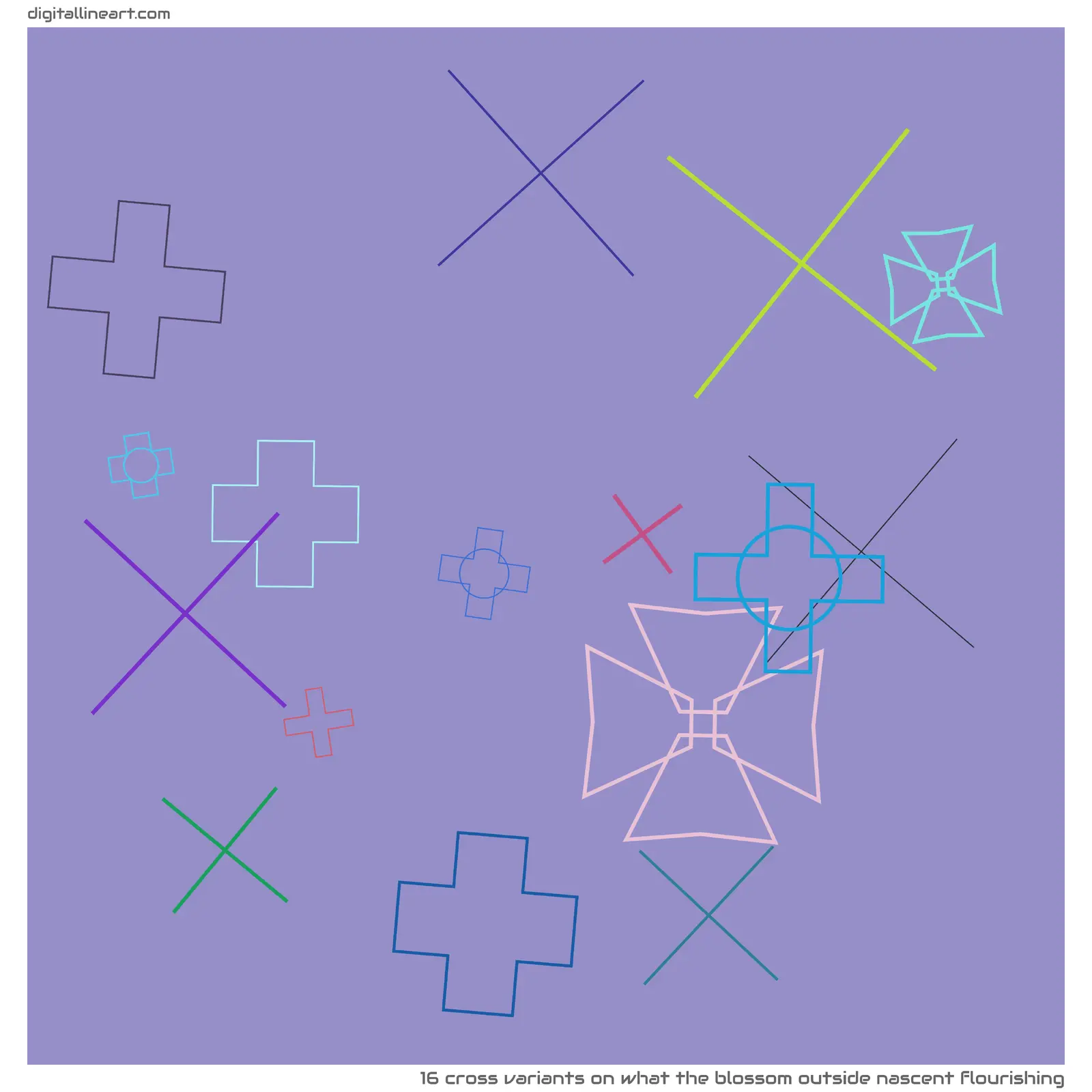 What the Blossom outside Nascent Flourishing — 16 cross variants