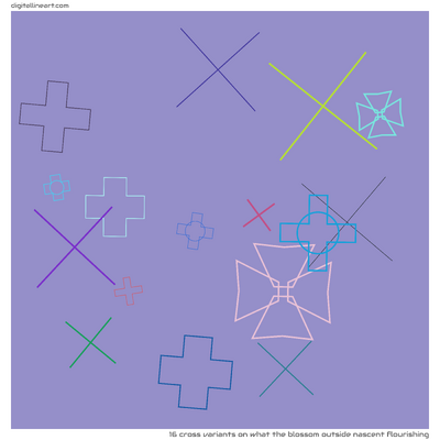 What the Blossom outside Nascent Flourishing — 16 cross variants