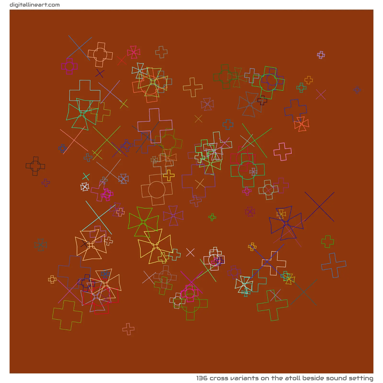 The Atoll beside Sound Setting — 136 cross variants