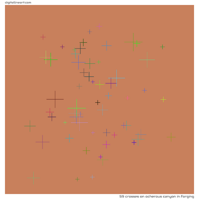 Ocherous Canyon in Forging — 59 crosses