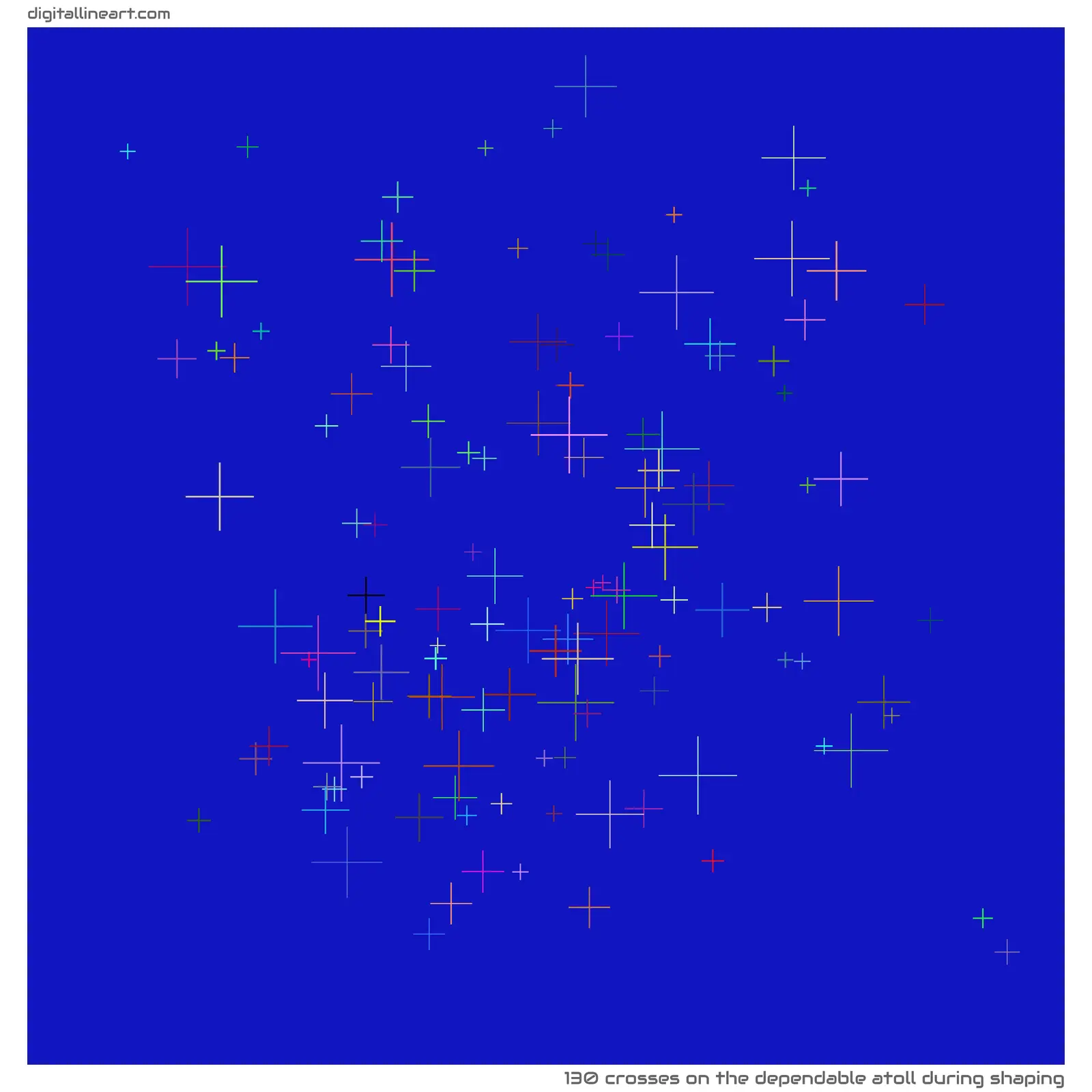 The Dependable Atoll During Shaping — 130 crosses