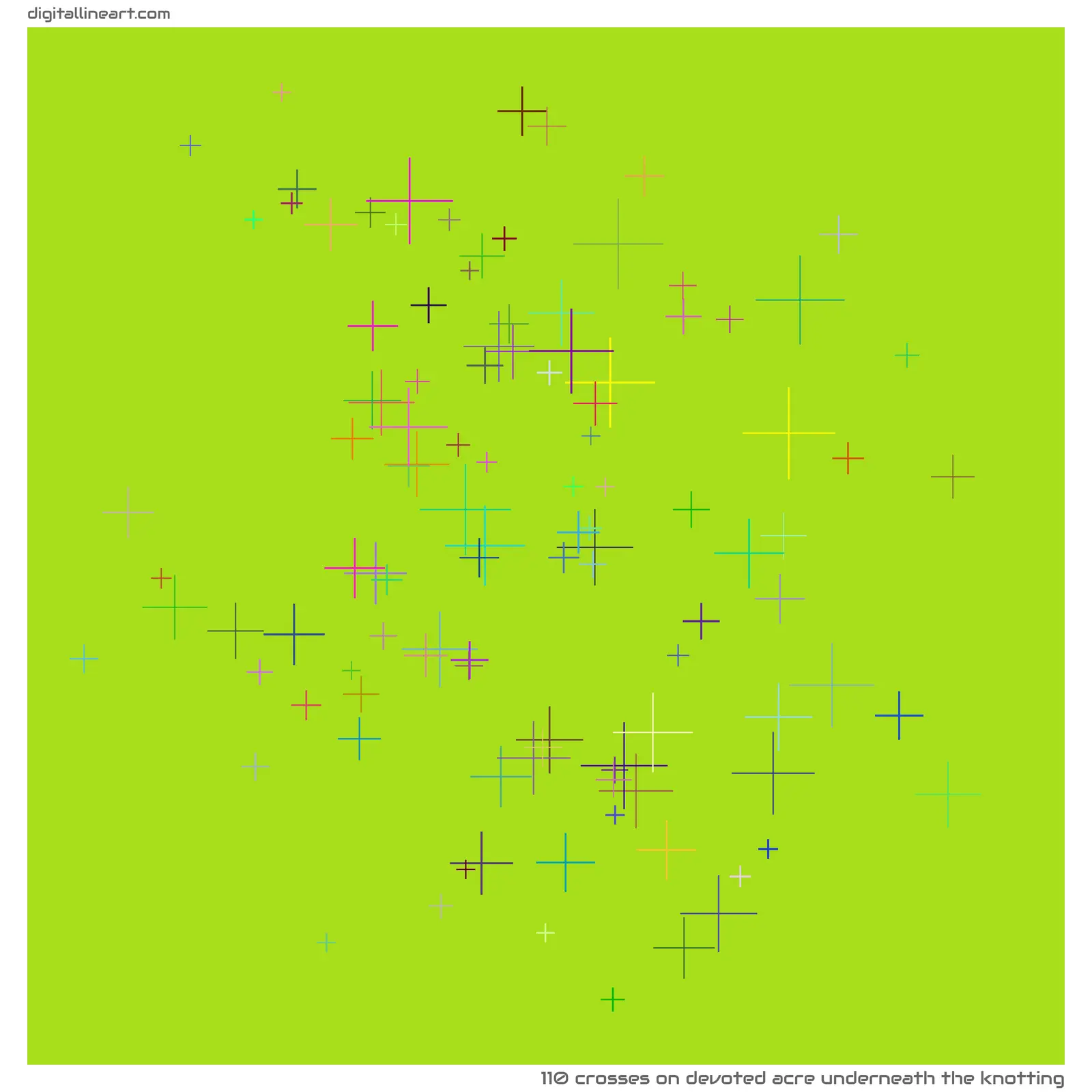 Devoted Acre underneath the Knotting — 110 crosses