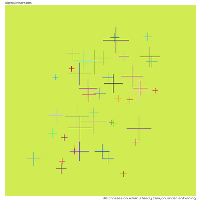 When Steady Canyon under Entwining — 46 crosses