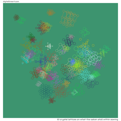 What the Oaken Atoll within Sowing — 61 crystal lattices