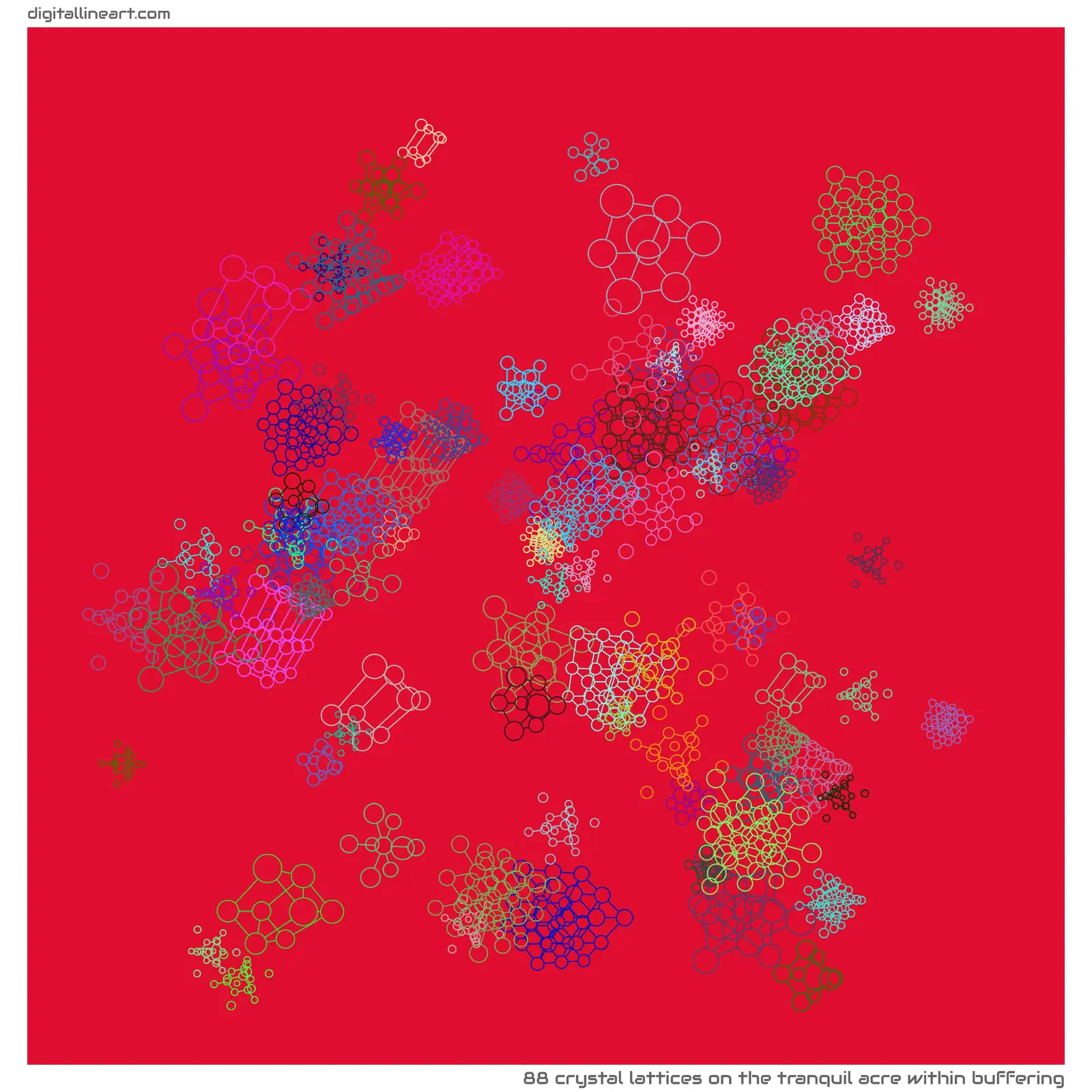 The Tranquil Acre within Buffering — 88 crystal lattices