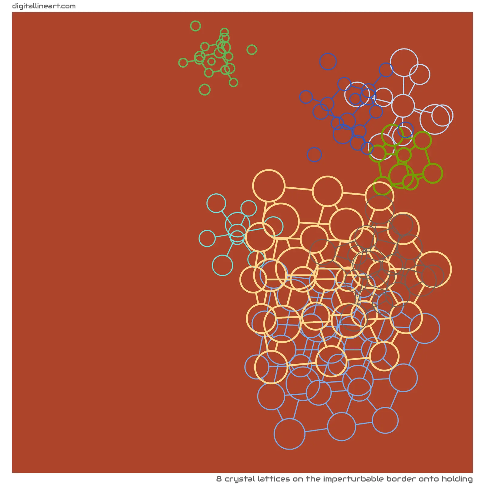 The Imperturbable Border onto Holding — 8 crystal lattices