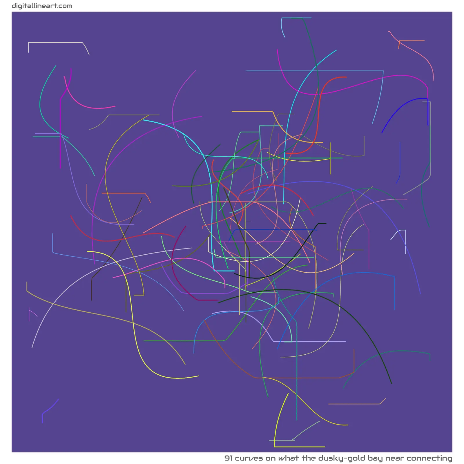 What the Dusky-gold Bay near Connecting — 91 curves