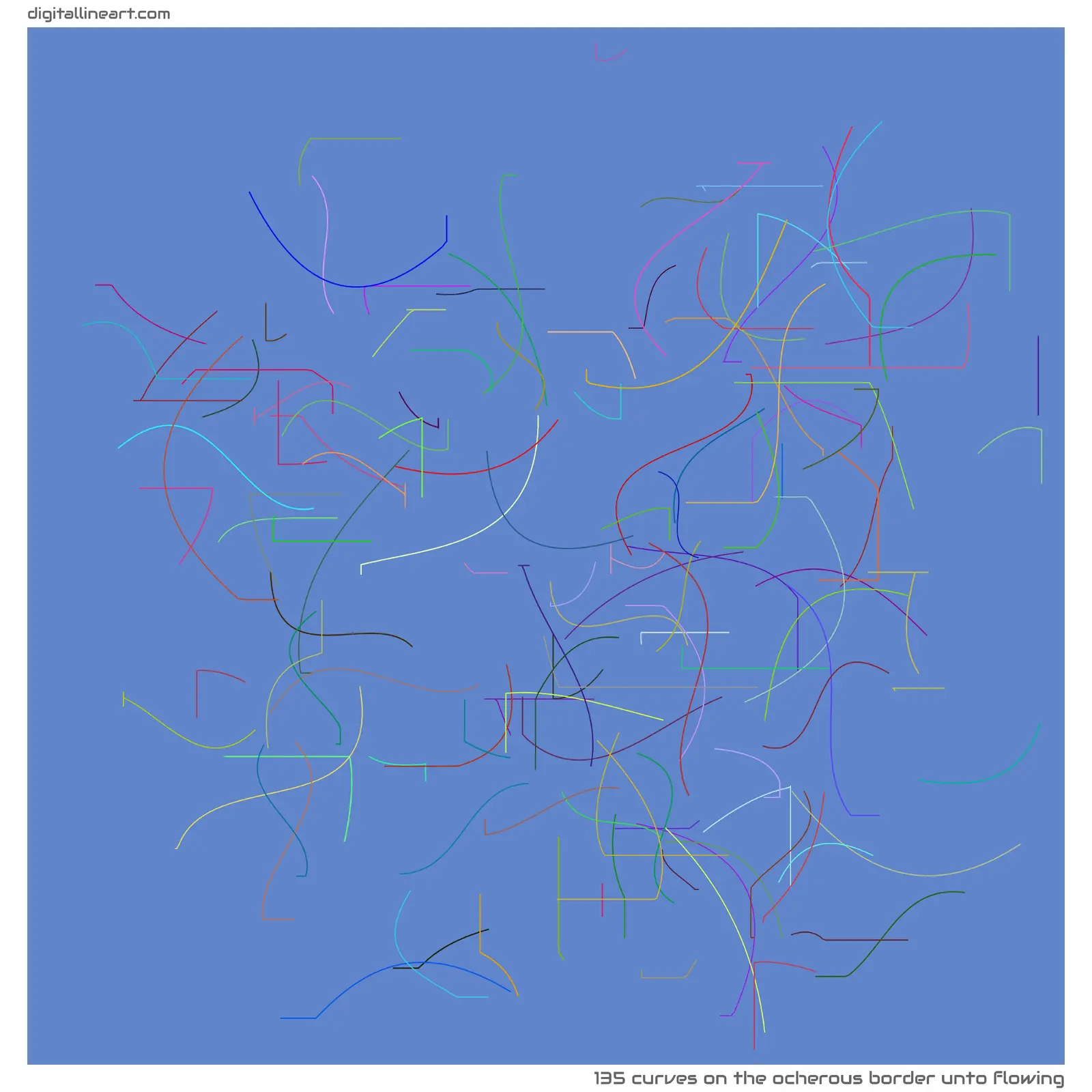 The Ocherous Border unto Flowing — 135 curves