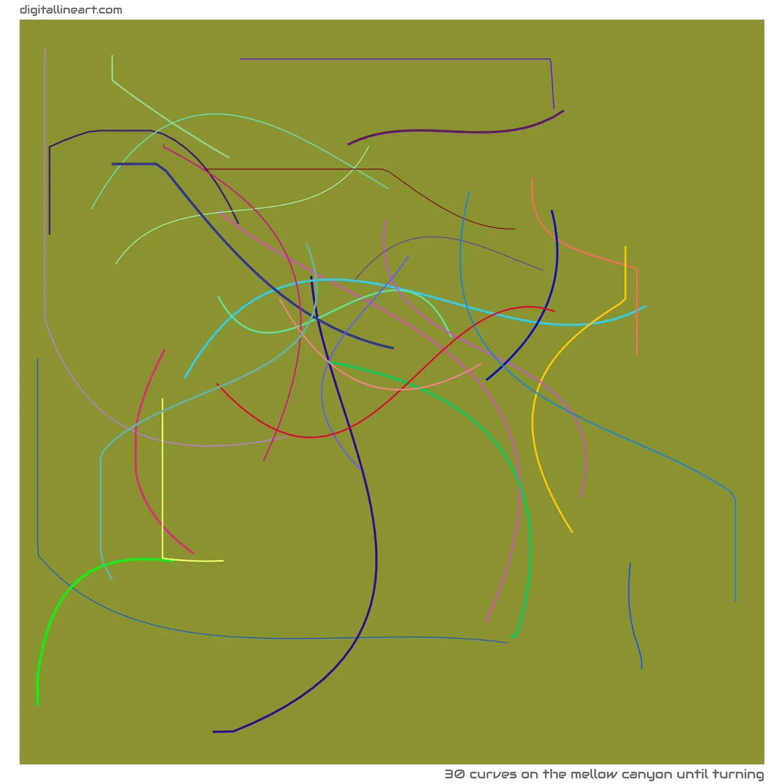 The Mellow Canyon until Turning — 30 curves