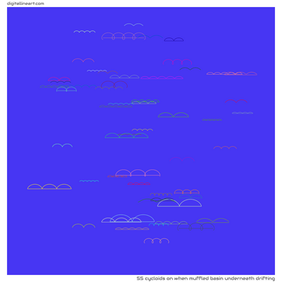 When Muffled Basin underneath Drifting — 55 cycloids