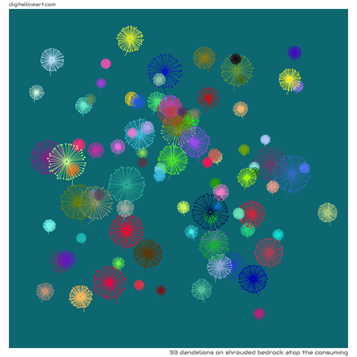 Shrouded Bedrock atop the Consuming — 93 dandelions