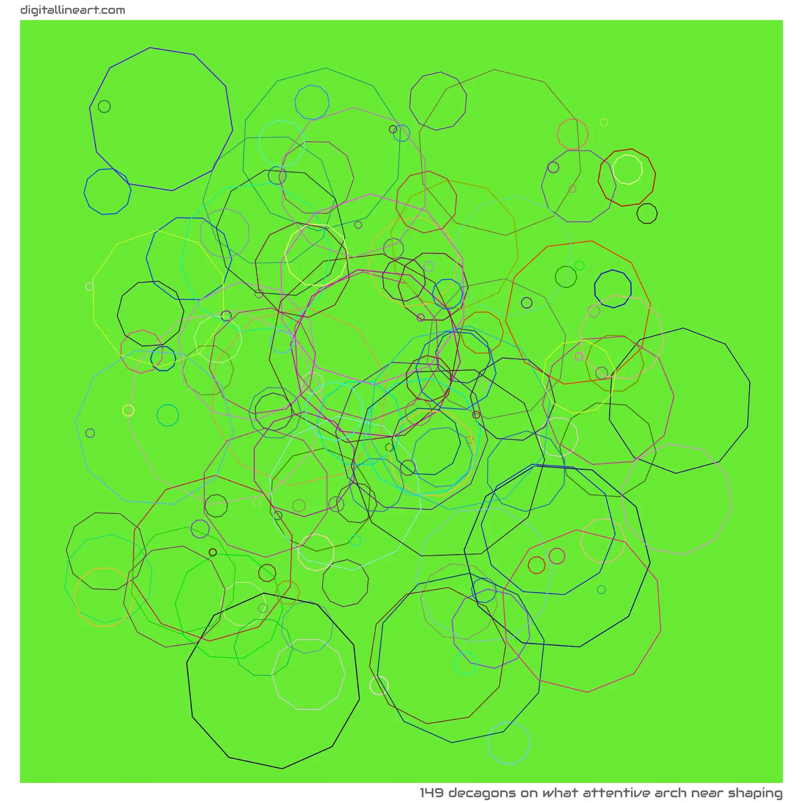What Attentive Arch near Shaping — 149 decagons