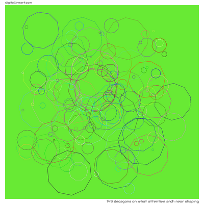 What Attentive Arch near Shaping — 149 decagons