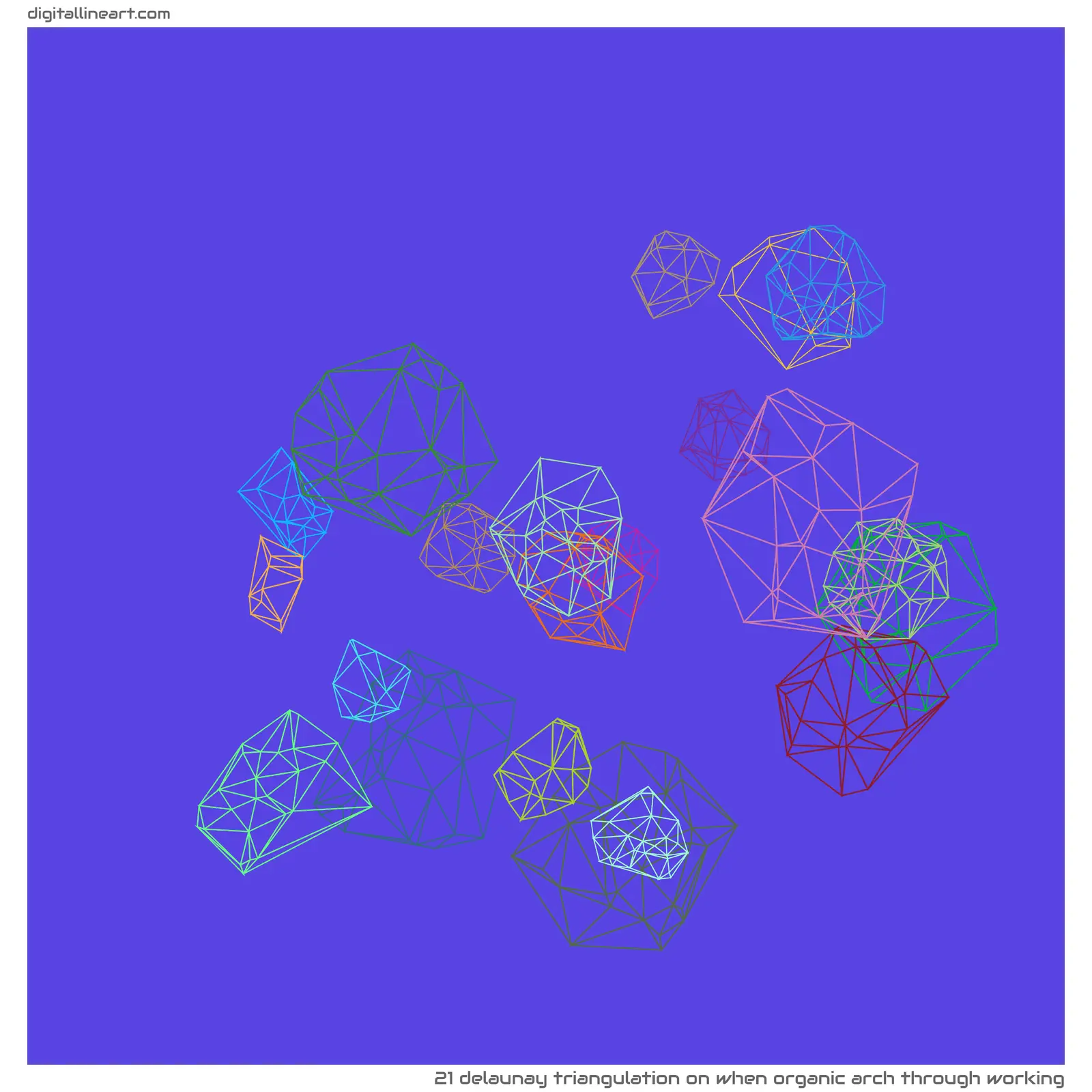 When Organic Arch through Working — Delaunay Triangulation, 21 elements