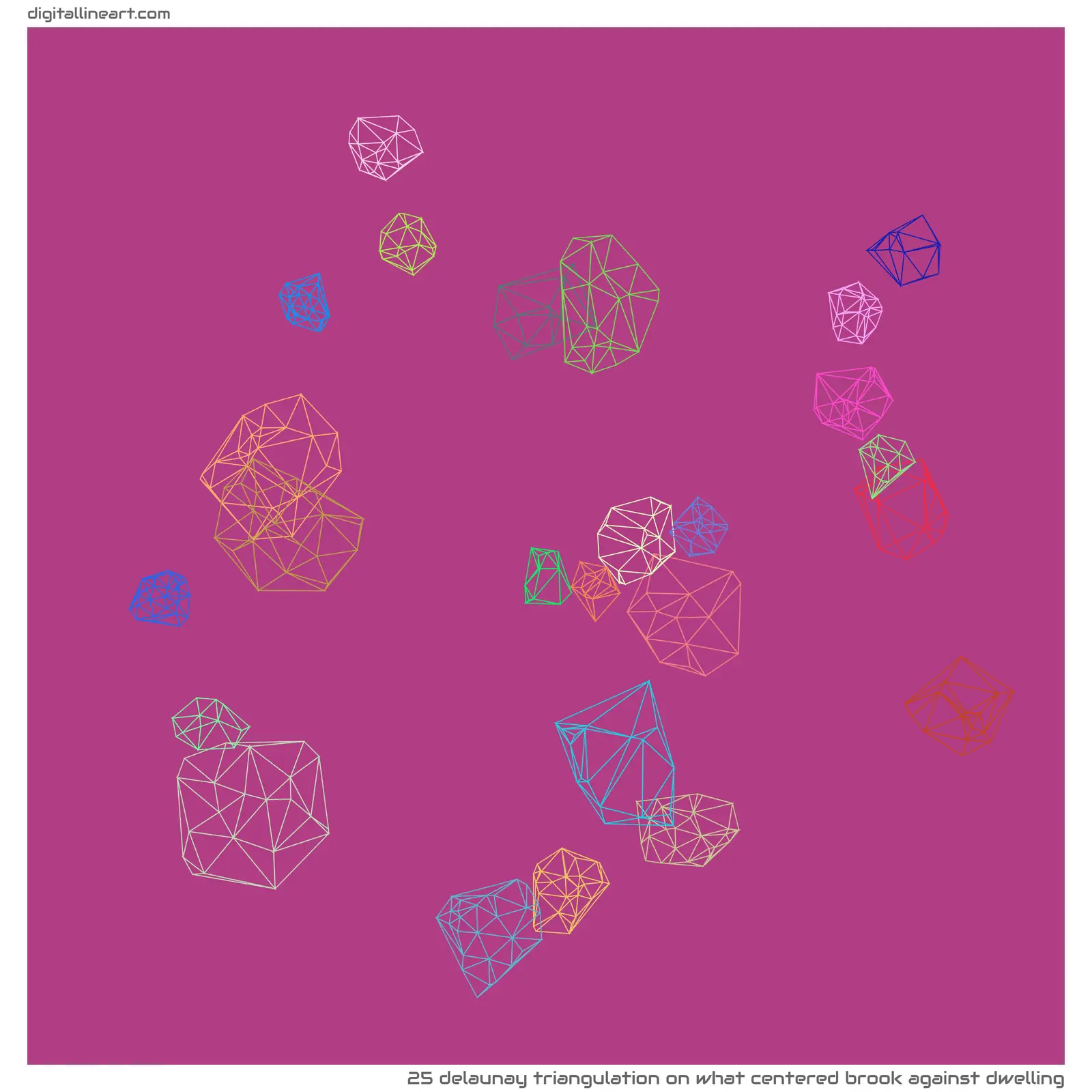 What Centered Brook Against Dwelling — Delaunay Triangulation, 25 elements