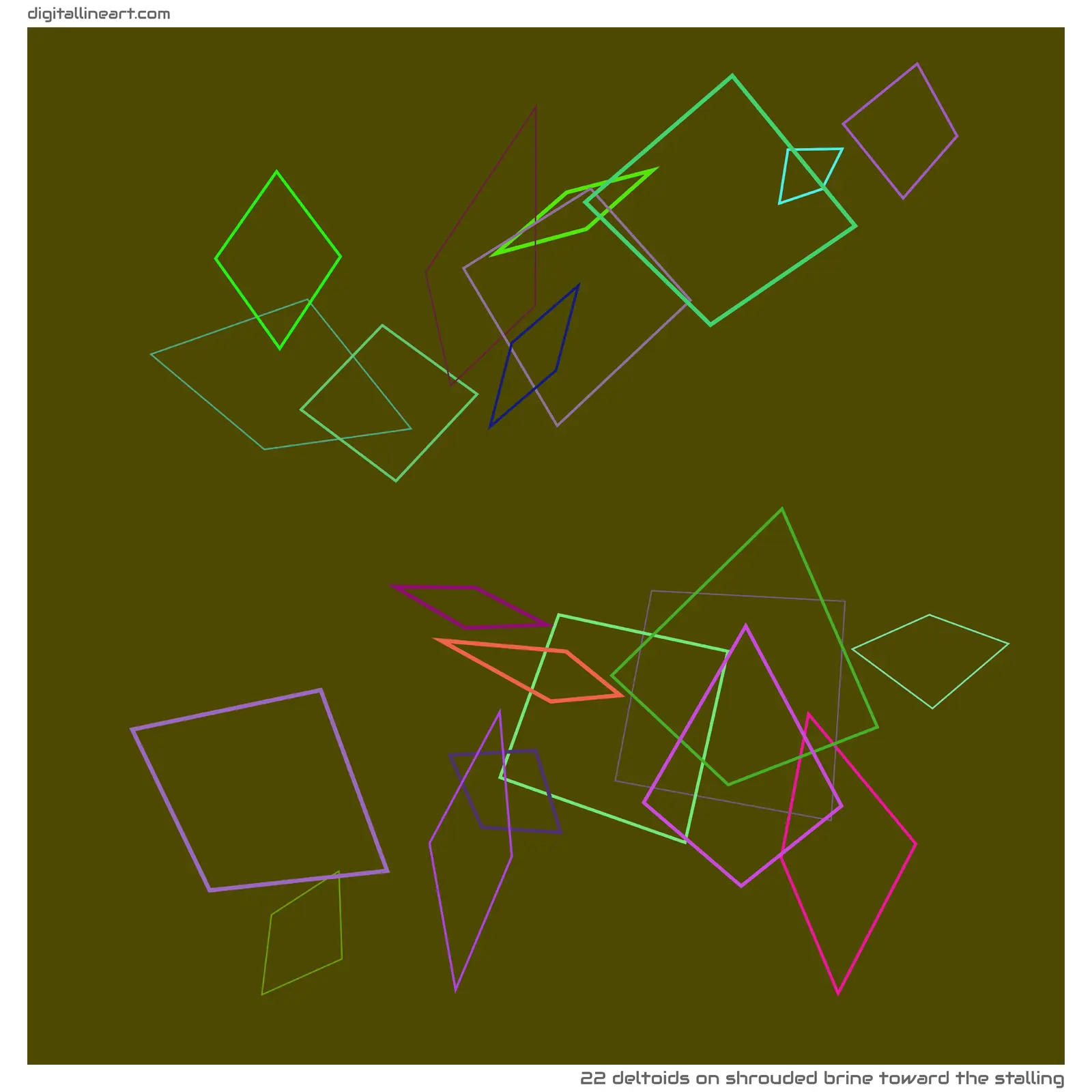 Shrouded Brine toward the Stalling — 22 deltoids