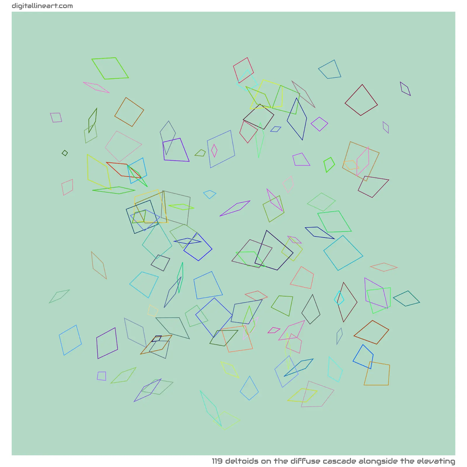 The Diffuse Cascade alongside the Elevating — 119 deltoids