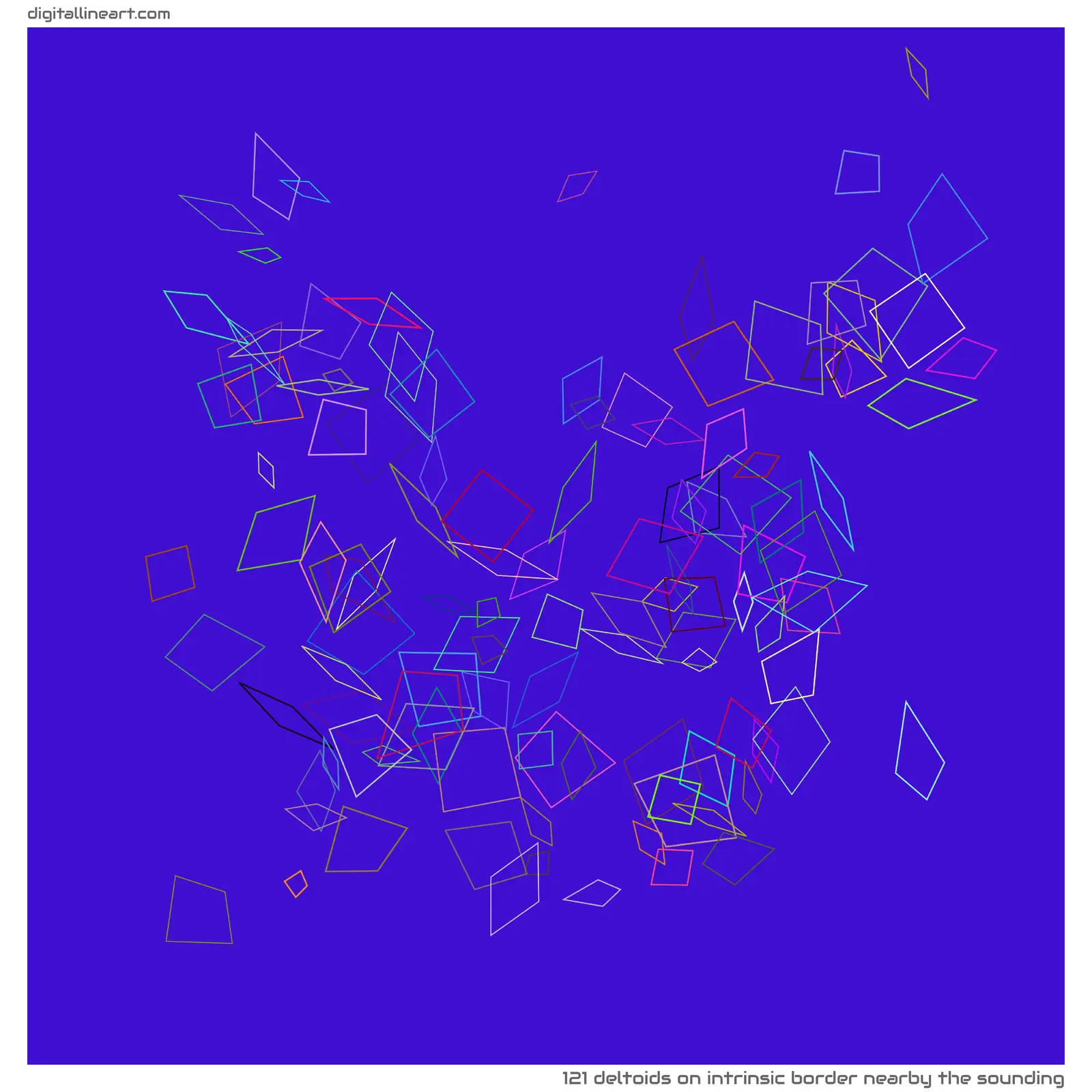 Intrinsic Border nearby the Sounding — 121 deltoids