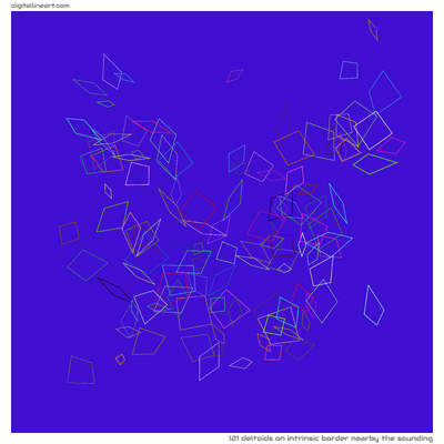 Intrinsic Border nearby the Sounding — 121 deltoids