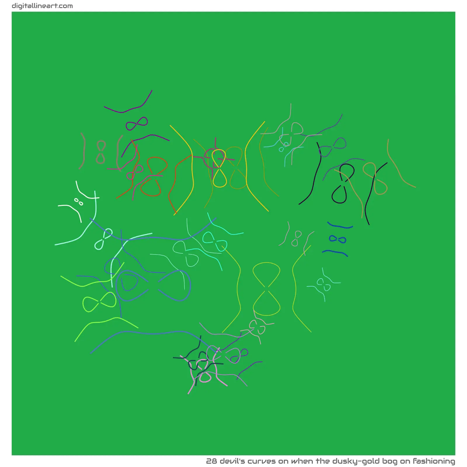 When the Dusky-gold Bog on Fashioning — 28 Devil's curves