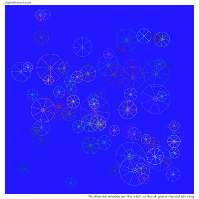 The Atoll without Grave-toned Stirring — 75 dharma wheels
