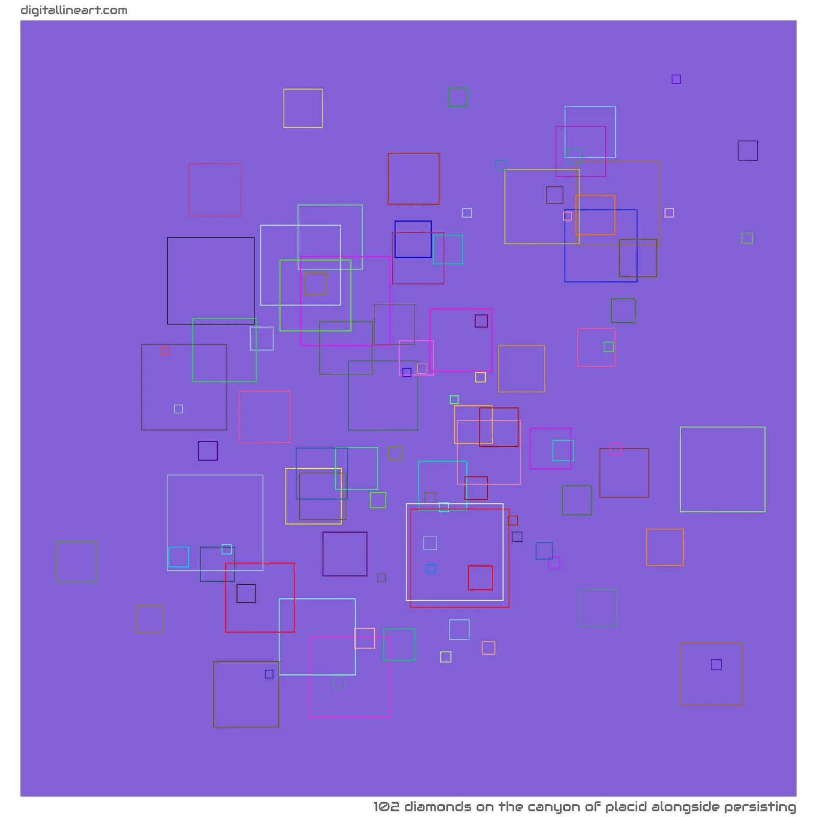 The Canyon of Placid alongside Persisting — 102 diamonds