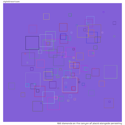The Canyon of Placid alongside Persisting — 102 diamonds