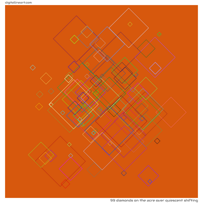 The Acre over Quiescent Shifting — 99 diamonds