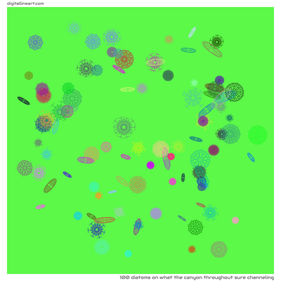 What the Canyon throughout Sure Channeling — 100 diatoms