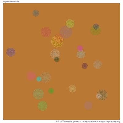 What Clear Canyon by Centering — Differential Growth, 25 elements
