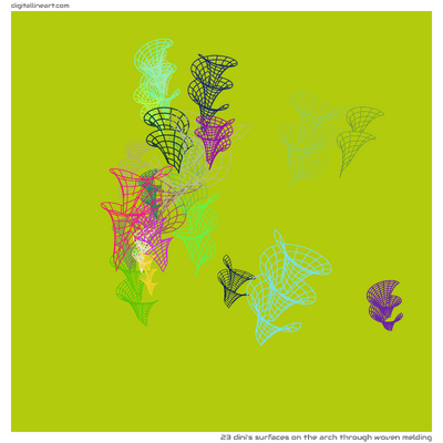 The Arch through Woven Melding — 23 dini's surfaces