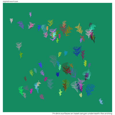 Hazel Canyon underneath the Arching — 74 dini's surfaces