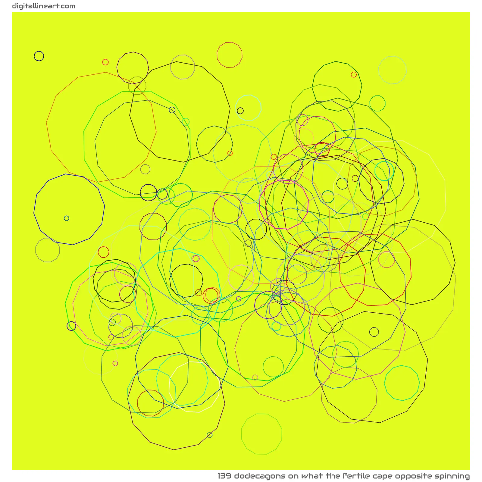 What the Fertile Cape opposite Spinning — 139 dodecagons