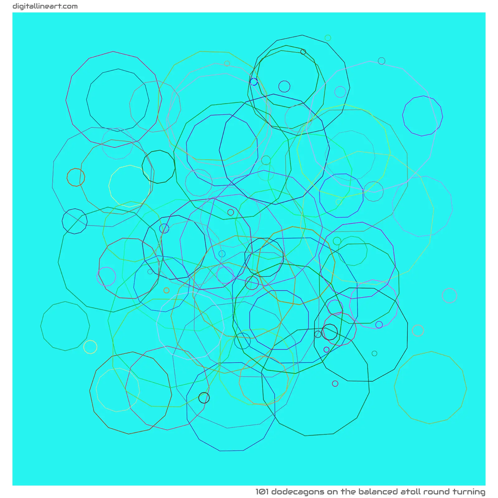 The Balanced Atoll round Turning — 101 dodecagons